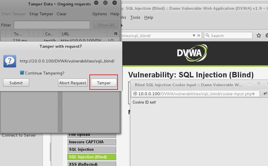 DVWA SQL Injection