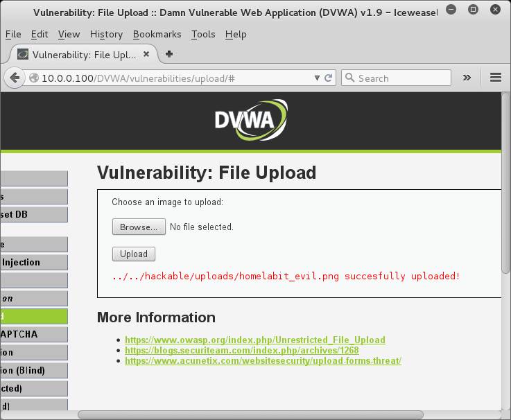 DVWA File Upload
